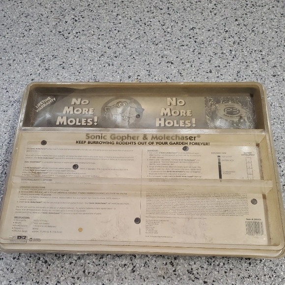 P3 International Battery Operated Sonic Gopher & Mole Chaser 2 Pack VINTAGE 1998 - Picture 5 of 7